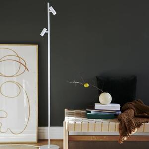 Nordlux Bílá kovová stojací lampa Omari 141 cm