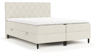Béžová boxspring postel s úložným prostorem 140x200 cm Gwen – Maison de Rêve