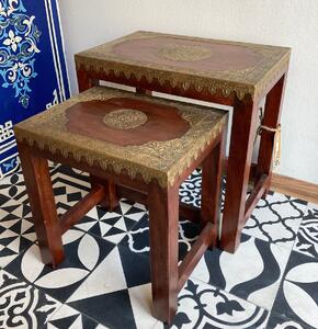 Marocký dřevěný stolek Priya