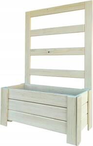 Grosse Holzgarten-Pergola Mit Topf 140X38X38
