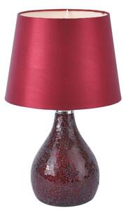 LEUCHTEN DIRECT Stolní lampa, skleněné svítidlo ve tvaru vázy mozaika, červená LD 11245-14