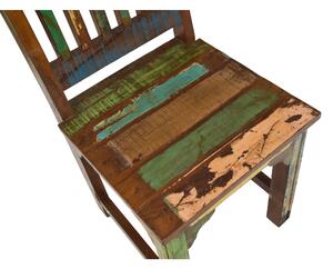 Židle v "Goa" stylu z teakového dřeva, 45x45x106cm (1C)