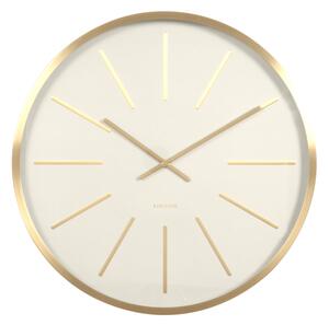 KARLSSON Nástěnné hodiny Maxiemus bílé ∅ 60 cm