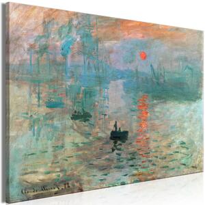 Obraz XXL Imprese, východ slunce - malovaná krajina přístavu od Clauda Moneta