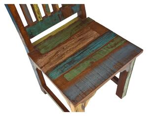 Židle v "Goa" stylu z teakového dřeva, 45x45x106cm (1B)