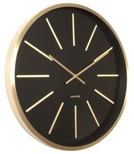 KARLSSON Nástěnné hodiny Maxiemus černé ∅ 60 cm