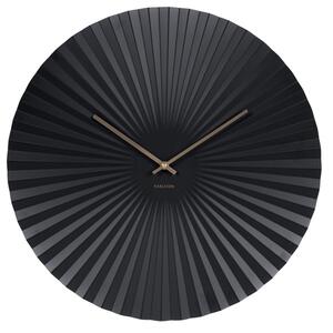 KARLSSON Nástěnné hodiny Sensu XL černé