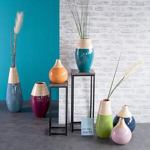 PRESENT TIME Dekorační váza Bamboo Bell S růžová ∅ 20 × 26 cm