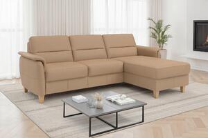 ROHOVÁ SEDAČKA, kůže, cappuccino Sit & More - Sedací soupravy, Online Only