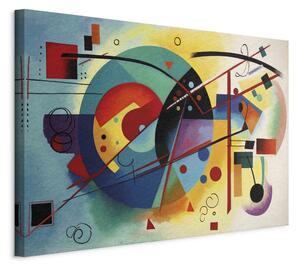 Obraz XXL Barevná abstrakce - kompozice inspirovaná dílem Kandinského