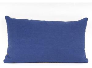 PRESENT TIME Sada 3 ks − Polštář Oblique Lines obdélníkový modrožlutý 30 × 50 cm