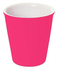PRESENT TIME Sada 6 ks − Cappuccino hrnek Silk neonově růžový ⌀ 8 cm
