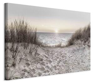 Obraz XXL Pláž snů - mořská krajina s východem slunce