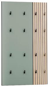 ŠATNÍ PANEL, zelená, barvy dubu, 73,5/109/2,6 cm MID.YOU - Šatní panely, Online Only