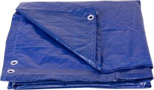Krycí plachta Poolco 4,5 m, 120 g/m, krycí plachta, modrá, kulatá, s oky