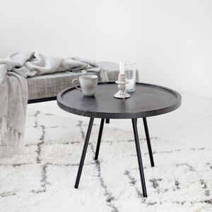 Hnědý kulatý stolek Juco Ø60x45 cm HOUSE DOCTOR