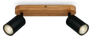 BRILO 2922-025 Bodové svítidlo 27 cm 2xGU10 max. 9W černá - BRILO