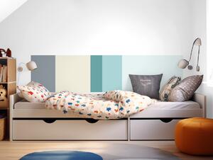 FUGU Ochrana zdi za postel - barevná paleta FBK-06 Varianta tapety: Delší strana postele 200x65 cm