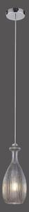 PAUL NEUHAUS Závěsné svítidlo, sklo, kouřová barva, retro, průměr 12,4 cm PN 8240-25