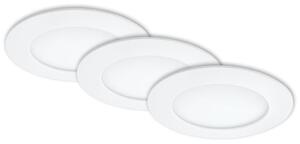 BRI 7284-036 3ks sada LED vestavné svítidlo, pr. 12 cm, 6,4 W, bílé - BRILONER