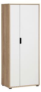 SKŘÍŇ NA ŠANONY, černá, bílá, barvy dubu, 65,1/163,6/41 cm MID.YOU - Online Only kancelářský nábytek, Online Only