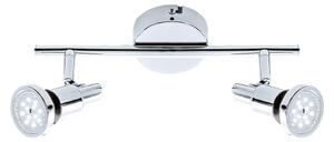 BRI 2992-028 LED bodové svítidlo 27,5 cm 2xGU10 9,6W 800lm chrom - BRILONER