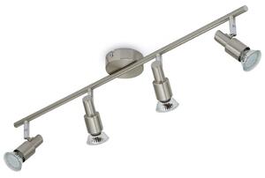BRI 2907-042 Bodové svítidlo 67,5 cm 4xGU10 12W 1120lm matný nikl - BRILONER