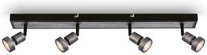 BRI 2927-044 LED bodové svítidlo, 64 cm, 4x GU10, 4,9 W, 460 lm, antická stříbrná - BRILONER