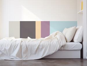 FUGU Ochrana stěny za postel- barevná paleta FBK-13 Varianta tapety: Delší strana postele 200x65 cm