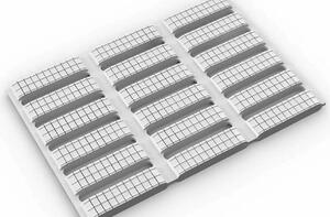 Univerzální PVC rohož Laguna 0,6 x 10 m - Bílá