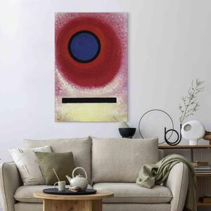 Reprodukce obrazu Modrý kruh - expresivní kompozice Wassilyho Kandinského