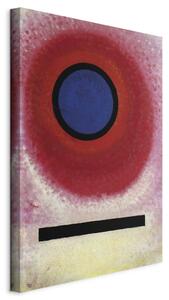 Obraz XXL Modrý kruh - expresivní kompozice Wassilyho Kandinského