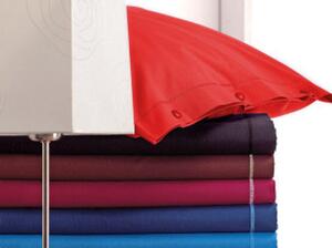 Gipetex Natural Dream Povlak na polštář italské výroby 100% bavlna - 2 ks červená - 2 ks 70x90 cm