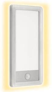 TF 313904TF TELEFUNKEN LED venkovní nástěnné svítidlo s čidlem, 28 cm, 16 W, stříbrná - BRILONER