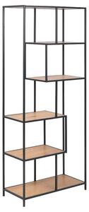 Regál Benato (77x185x35 cm, 4x police, dub)