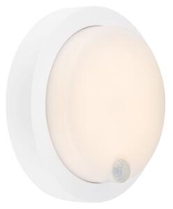 BRILO 3765016 nabíjecí LED svítidlo s pohybovým a soumrakovým senzorem, 17 cm, 4W, 700lm, bílé - BRILO