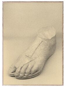 Paper Collective designové moderní obrazy The Foot (50 x 70 cm)