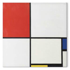 Composition No. III, with red, blue, yellow and black