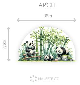 Pandy a větvičky arch 75 x 43 cm