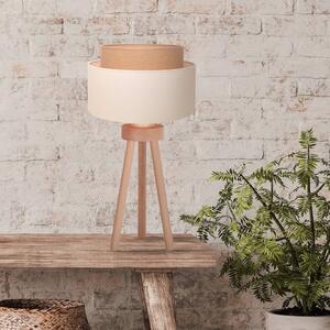 Stolní lampa Boho, ecru/juta, výška 45 cm