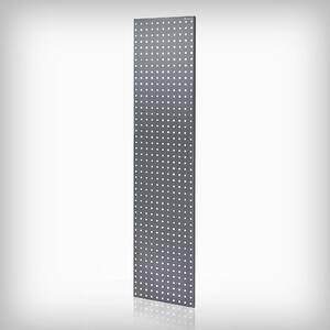 Perforovaná tabule k regálu antracitová: JOHNNY, 2 kusy, 1800 x 20 x 420 mm