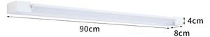 Brilagi- LED Koupelnové osvětlení zrcadla AQUA LINE LED/24W/230V 90 cm IP44 bílá