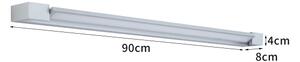 Brilagi-LED Koupelnové osv. zrcadla AQUA LINE LED/24W/230V 90 cm IP44 mat. chrom