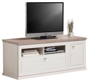 KOMODA POD TELEVIZI, šedá, bílá, 150,2/53,9/50 cm Hom`in - TV stolky & komody pod TV