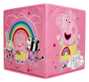 Úložný box, 30 x 30 x 30 cm, 2dílná sada (růžová, Prasátko Peppa) (100372076001)