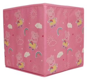 Úložný box, 30 x 30 x 30 cm, 2dílná sada (růžová, Prasátko Peppa) (100372076001)