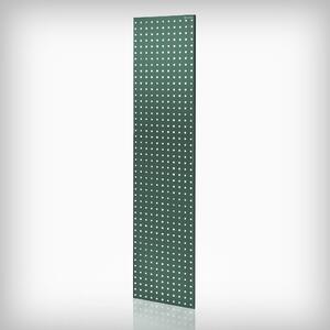 Perforovaná tabule k regálu zelená: JOHNNY, 2 kusy, 1800 x 20 x 420 mm