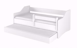 Dvojitá dětská postel LULU II 160x80 cm - Bílá