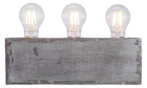 LEUCHTEN DIREKT Stolní lampa v industriálním stylu v železném provedení 3-ramenné s paticemi E27 LD 11498-77