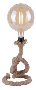 LEUCHTEN DIREKT Stolní lampa jako námořnické lano v rustikálním retro vzhledu LD 15480-18